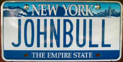 johnbulldavemorrisonNYlicenseplate.jpg (37152 bytes)