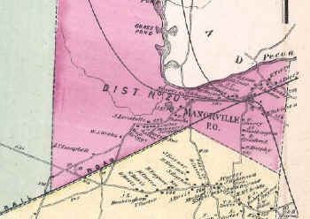 LIRR-map-proposed-to-Wading-River-Manorville_from-Miller-Place_1873-color_Part-of-Brookhaven_Beers, Comstock and Cline, 1873_zoom_Manorville.jpg (113429 bytes)