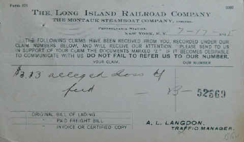 LIRR-Montauk-Steamboat-Co._Scott-UX27-Postal-Card-reverse_Form-376_Claim-Received.jpg (35329 bytes)
